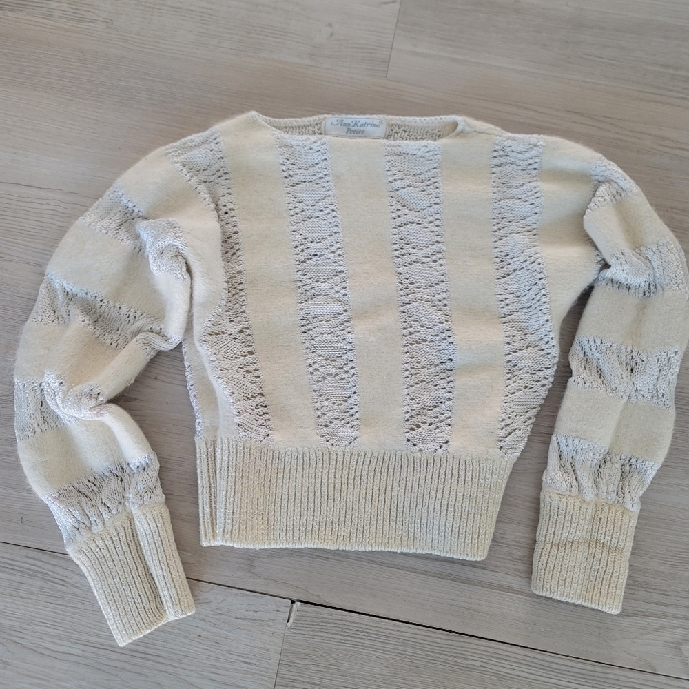 Ann Katrine Girls Angora Sweater Size 6T